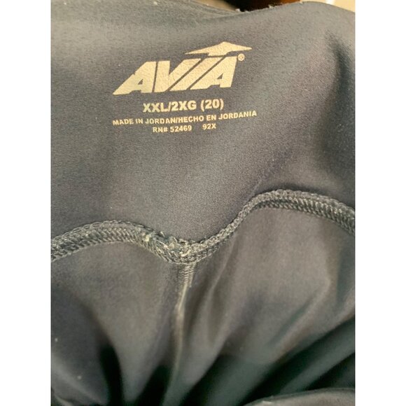 Avia Athletic Workout Leggings Women's Size XXL (20) Gray AD7 - Picture 6 of 7